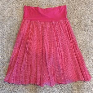 J. Crew Pink Knee-Length A-Line Skirt